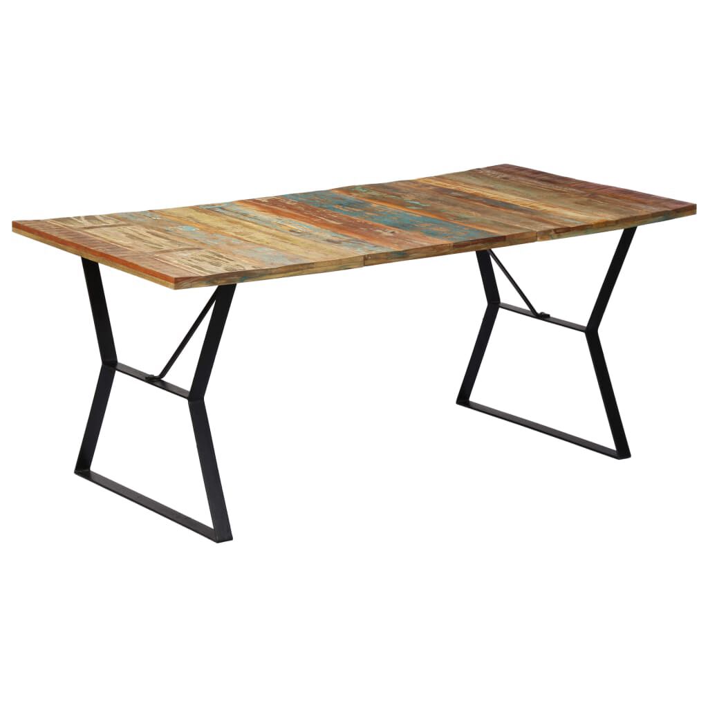 vidaXL Τραπεζαρία 180 x 90 x 76 εκ. από Μασίφ Ανακυκλωμένο Ξύλο