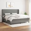 vidaXL &Kappa;&rho;&epsilon;&beta;ά&tau;&iota; Boxspring &mu;&epsilon; &Sigma;&tau;&rho;ώ&mu;&alpha; &Sigma;&kappa;&omicron;ύ&rho;&omicron; &Gamma;&kappa;&rho;&iota; 200x200 &epsilon;&kappa;. &Upsilon;&phi;&alpha;&sigma;&mu;ά&tau;&iota;&nu;&omicron;