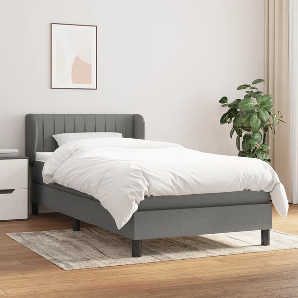 vidaXL &Kappa;&rho;&epsilon;&beta;ά&tau;&iota; Boxspring &mu;&epsilon; &Sigma;&tau;&rho;ώ&mu;&alpha; &Sigma;&kappa;&omicron;ύ&rho;&omicron; &Gamma;&kappa;&rho;&iota; 80x200 &epsilon;&kappa;. &Upsilon;&phi;&alpha;&sigma;&mu;ά&tau;&iota;&nu;&omicron;