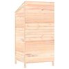 vidaXL Αποθήκη Κήπου 55 x 52 x 112 εκ. από Μασίφ Ξύλο Ελάτης
