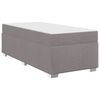 vidaXL Σκελετός Κρεβατιού Taupe 100 x 200 cm ύφασμα