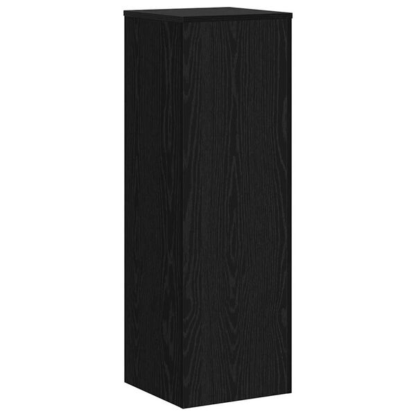 vidaXL Βάση φυτών Μαύρη Οξυά 33 x 33 x 100 cm Επεξεργασμένο ξύλο