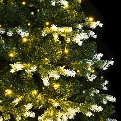 vidaXL Χριστουγεν. Δέντρο Τεχνητό Αρθρωτό με 300 LED και Χιόνι 210 εκ.