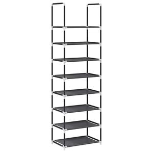 vidaXL &Rho;ά&phi;&iota; &pi;&alpha;&pi;&omicron;&upsilon;&tau;&sigma;&iota;ώ&nu; 8-&beta;&alpha;&theta;&mu;ί&delta;&omega;&nu; &mu;&alpha;ύ&rho;&omicron; 44x28x145cm &mu;&eta; &upsilon;&phi;&alpha;&sigma;&mu;έ&nu;&omicron; ύ&phi;&alpha;&sigma;&mu;&alpha;