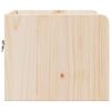 vidaXL Κομοδίνο με συρτάρι Καφέ 38 x 36 x 29.5 εκ Μασίφ ξύλο πεύκου