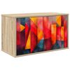 vidaXL &Kappa;&rho;&epsilon;&mu;&alpha;&sigma;&tau;ό&sigmaf; &theta;&rho;&alpha;&nu;ί&omicron; &tau;&eta;&lambda;&epsilon;ό&rho;&alpha;&sigma;&eta;&sigmaf; HEESCH 69 x 33 x 40 &epsilon;&kappa; Sonoma &Delta;&rho;&upsilon;&sigmaf;