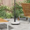 vidaXL Βάση ομπρέλας Λευκό και Μαύρο 45 x 45 x 40 cm