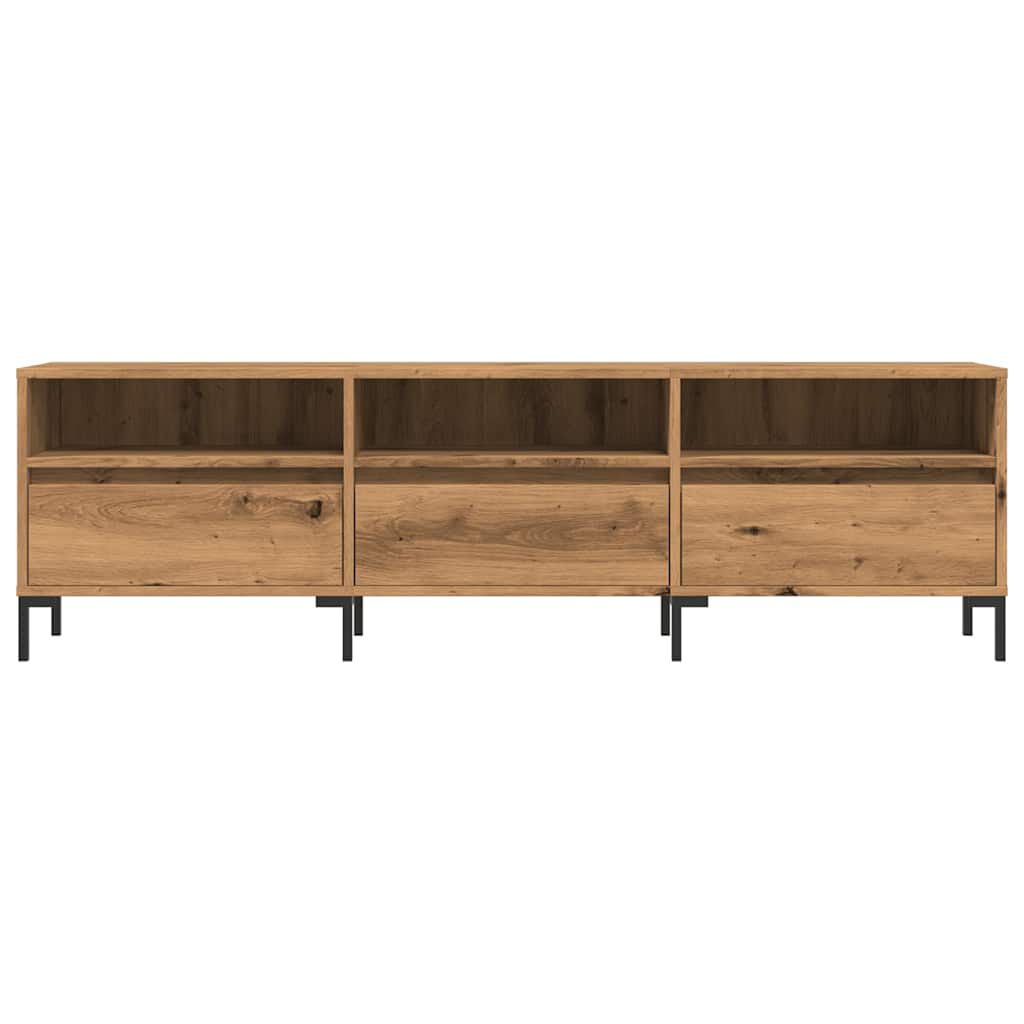 vidaXL Έπιπλο Τηλεόρασης τεχνίτης Δρυς 150x30x44,5 εκ