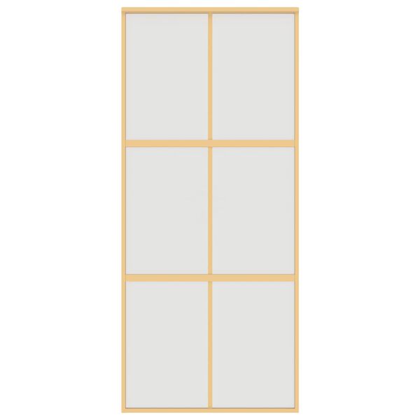 vidaXL &Sigma;&upsilon;&rho;ό&mu;&epsilon;&nu;&eta; &Pi;ό&rho;&tau;&alpha; &Chi;&rho;&upsilon;&sigma;ή 90x205 &epsilon;&kappa;. &Alpha;&mu;&mu;&omicron;&beta;&omicron;&lambda;ή ESG &Gamma;&upsilon;&alpha;&lambda;ί/&Alpha;&lambda;&omicron;&upsilon;&mu;ί&nu;&iota;&omicron;