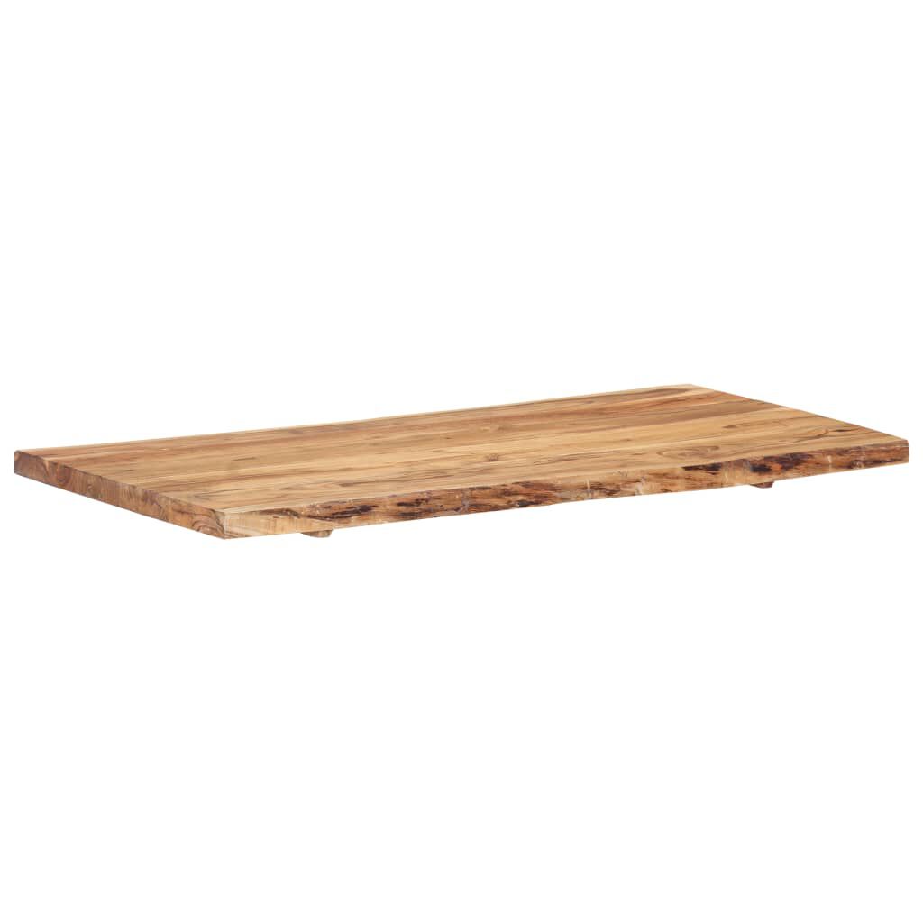 vidaXL Επιφάνεια Τραπεζιού 118 x (50-60) x 3,8 εκ. Μασίφ Ξύλο Ακακίας