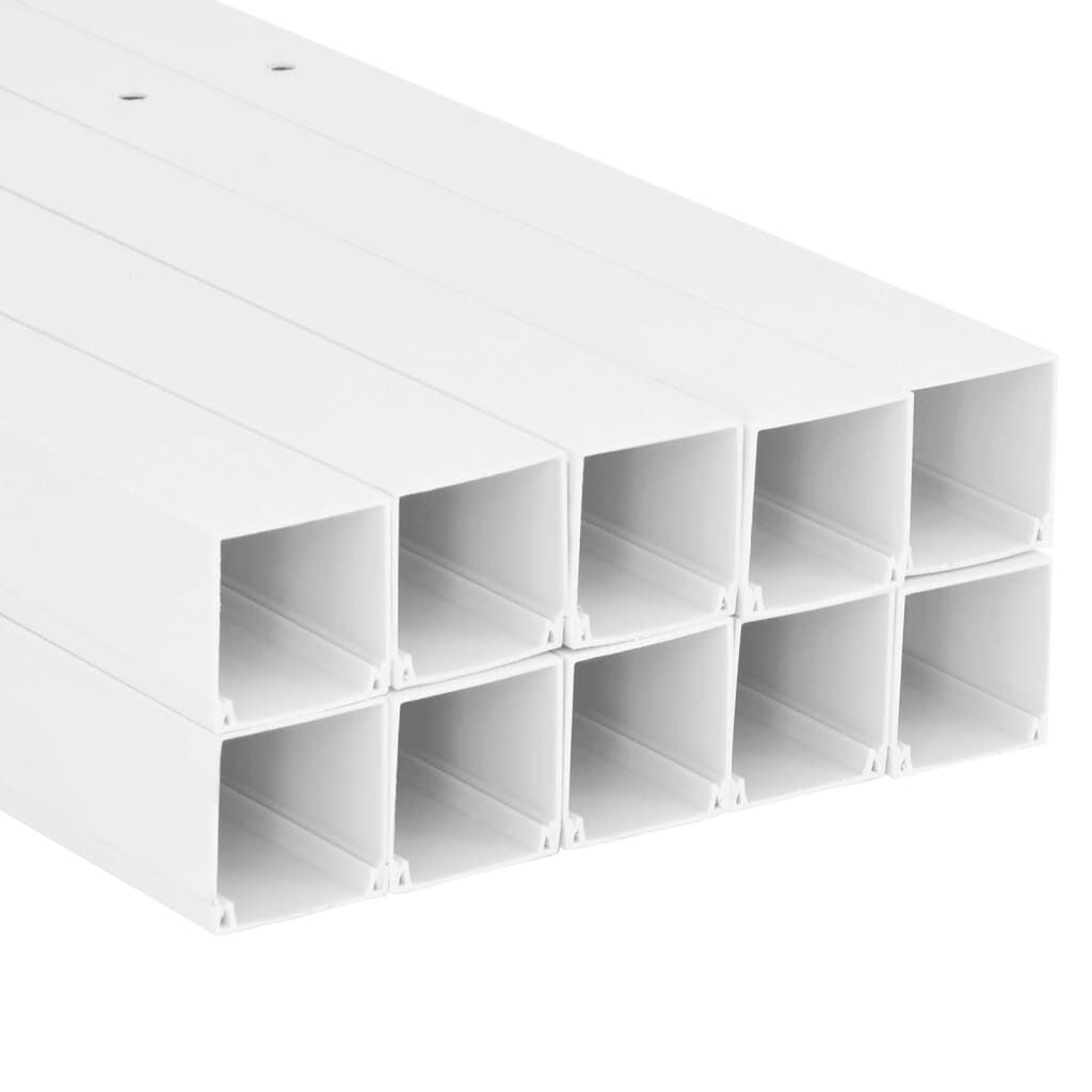 vidaXL Κανάλι Καλωδίων 40 x 25 χιλ. 10 μ. από PVC