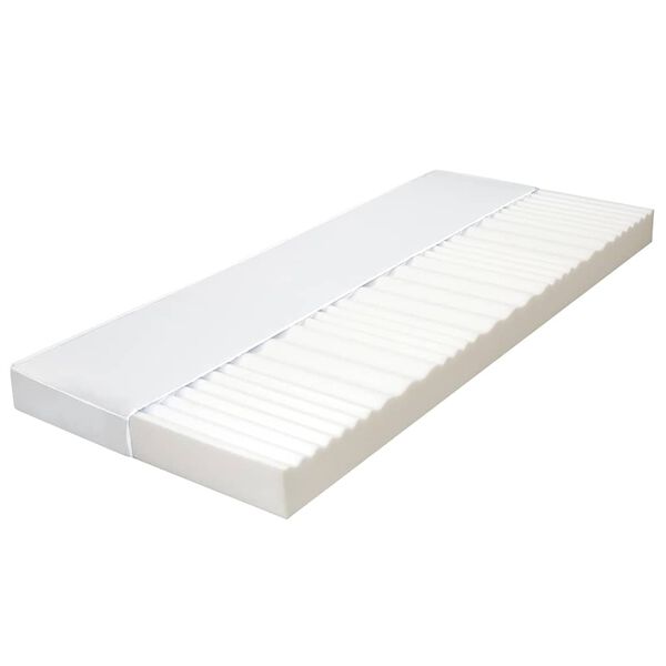 vidaXL Στρώμα με 7 Ζώνες 90x200 εκ./10 εκ. Αφρός Πολυουρεθάνης H2 H3