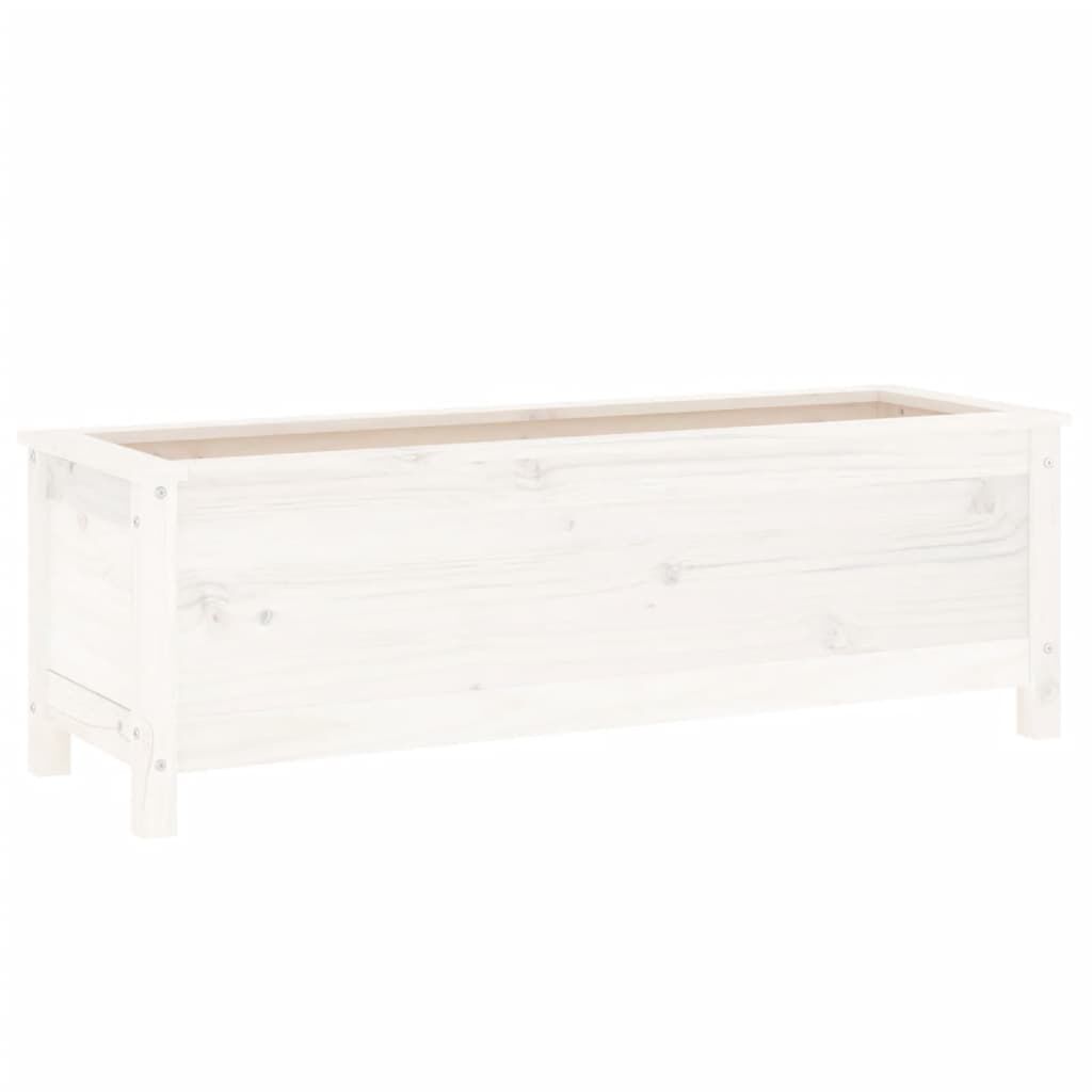 vidaXL Ζαρντινιέρα Υπερυψωμένη 119,5x40x39 εκ. από Μασίφ Ξύλο Πεύκου