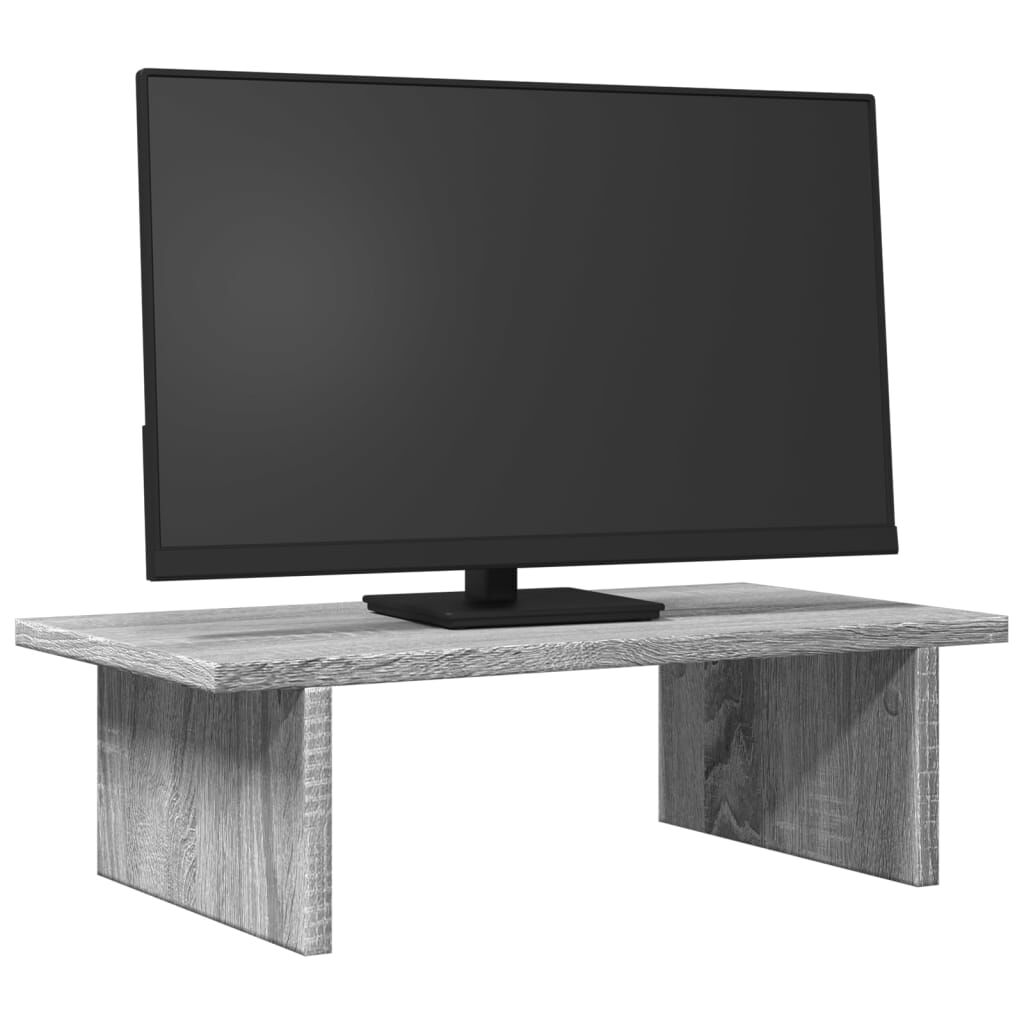vidaXL Βάση Οθόνης Γκρι Sonoma 50x27x15 εκ. από Επεξεργασμένο Ξύλο