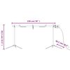 vidaXL Ψησταριά Αυτόματη με Μοτέρ 150x46,5x82,5 εκ. Ανοξείδωτο Ατσάλι