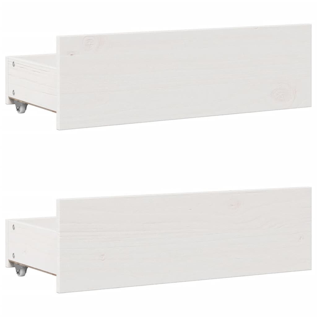 vidaXL Κρεβάτι Βιβλιοθήκη Χωρίς Στρώμα 180x200 εκ Μασίφ Ξύλο Πεύκου