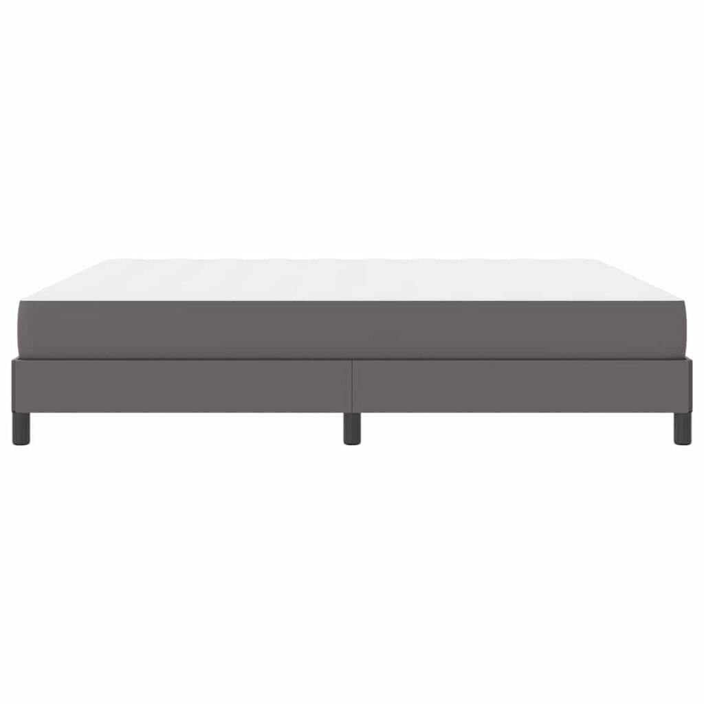 vidaXL Κρεβάτι Άλλο Γκρι 180 x 200 cm Τεχνητό δέρμα