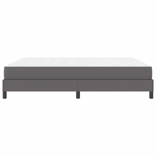 vidaXL Κρεβάτι Άλλο Γκρι 180 x 200 cm Τεχνητό δέρμα