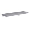 vidaXL Ράφι Τοίχου Γκρι 90x23,5x3,8 εκ. MDF