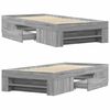vidaXL Πλαίσιο Κρεβατιού Γκρι Sonoma 90 x 190 εκ. Επεξεργασμένο Ξύλο