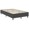 vidaXL Κρεβάτι Boxspring Σκούρο Γκρι 120 x 200 εκ. Υφασμάτινο