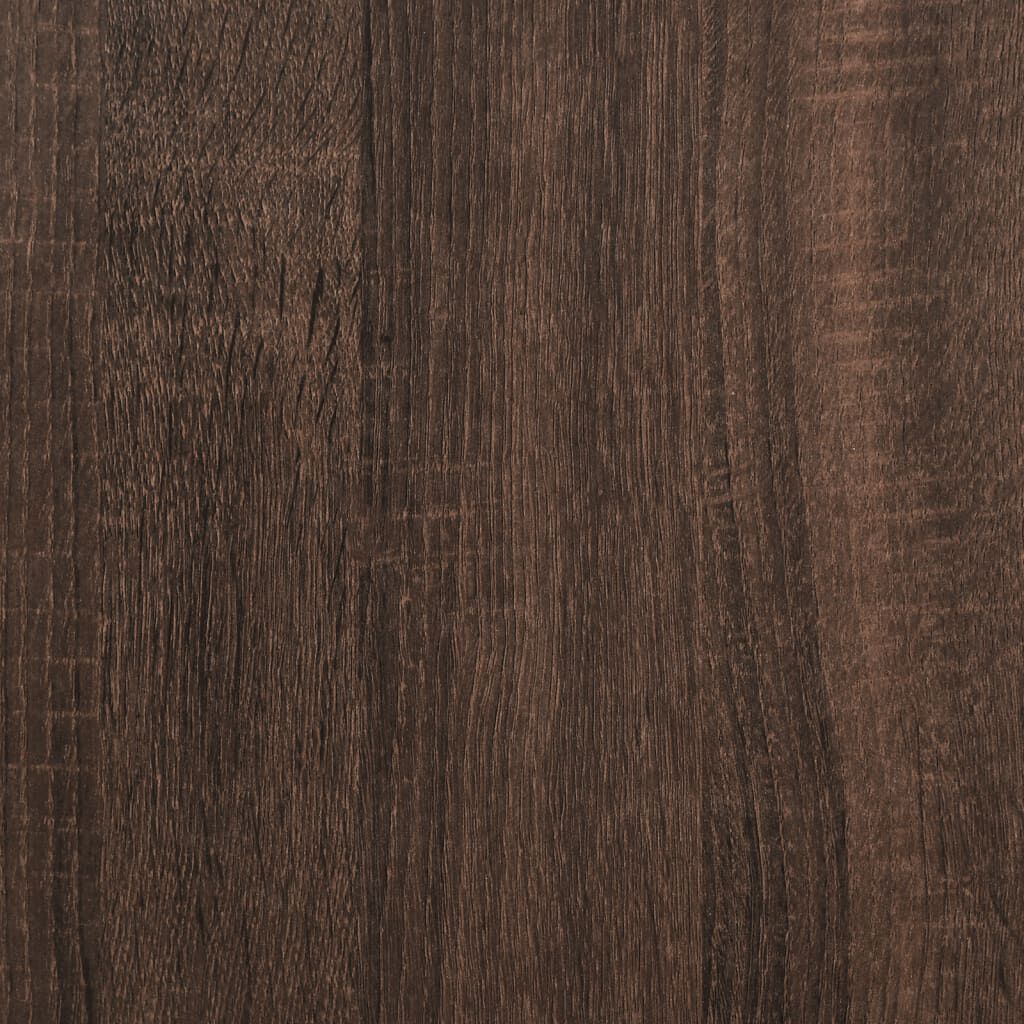 vidaXL Βιβλιοθήκη Γωνιακή 3 Επ. Καφέ Δρυς 50x50x102εκ Επεξ. Ξύλο