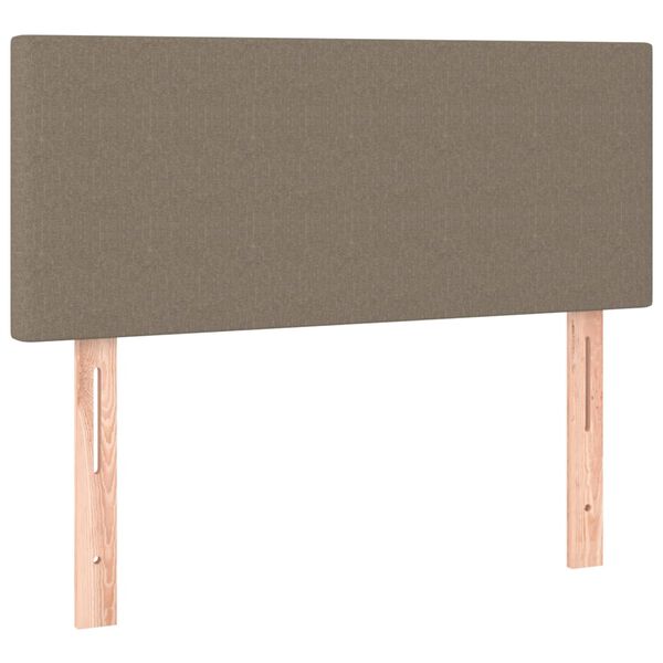 vidaXL Κεφαλάρι Κρεβατιού Taupe 80 x 5 x 78/88 εκ. Υφασμάτινο