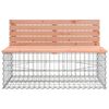 vidaXL Παγκάκι Συρματοκιβώτιο 287x71x65,5 εκ. Μασίφ Ξύλο Ψευδοτσούγκας