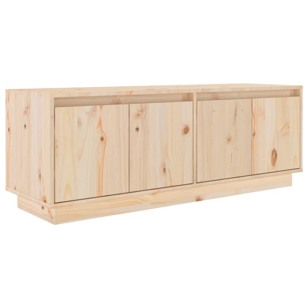 vidaXL Έπιπλο Τηλεόρασης 110 x 34 x 40 εκ. από Μασίφ Ξύλο Πεύκου