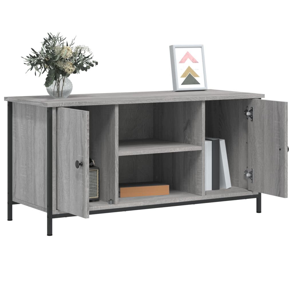 vidaXL Έπιπλο Τηλεόρασης Γκρι Sonoma 100x40x50 εκ. από Επεξεργ. Ξύλο