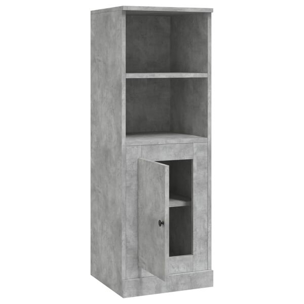 vidaXL Ντουλάπι Γκρι Σκυροδέματος 36x35,5x103,5 εκ. Επεξεργασμένο Ξύλο