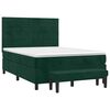 vidaXL &Kappa;&rho;&epsilon;&beta;ά&tau;&iota; Boxspring &mu;&epsilon; &Sigma;&tau;&rho;ώ&mu;&alpha; &Sigma;&kappa;&omicron;ύ&rho;&omicron; &Pi;&rho;ά&sigma;&iota;&nu;&omicron; 140x190&epsilon;&kappa;. &Beta;&epsilon;&lambda;&omicron;ύ&delta;&iota;&nu;&omicron;