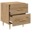 vidaXL &Kappa;&omicron;&mu;&omicron;&delta;ί&nu;&omicron; 2 pcs Artisan Oak 40 x 35 x 47,5 &epsilon;&kappa; &Epsilon;&pi;&epsilon;&xi;&epsilon;&rho;&gamma;&alpha;&sigma;&mu;έ&nu;&omicron; &xi;ύ&lambda;&omicron;