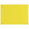 vidaXL Πίσω Πάνελ Κουζίνας 2 pcs Κίτρινο 70 x 60 cm σκληρυμένο γυαλί