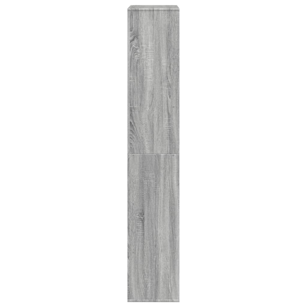 vidaXL Βιβλιοθήκη Γκρι Sonoma 100x33x187,5 εκ. από Επεξεργ. Ξύλο