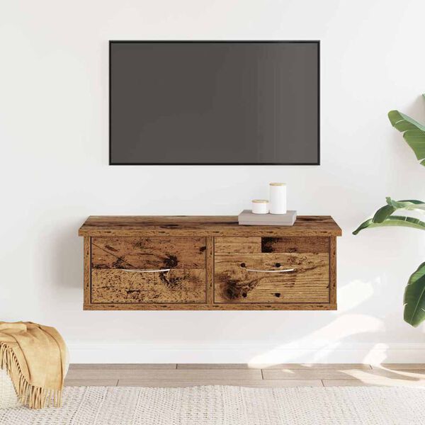 ντουλάπι τοίχου vidaXL Παλιό ξύλο 60x26x18,5 cm Κατασκευασμένο ξύλο