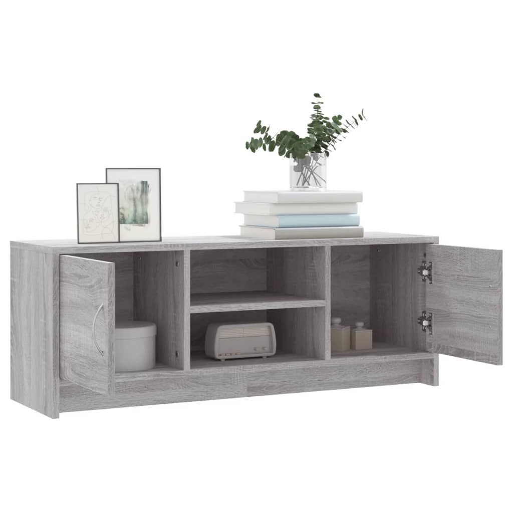 vidaXL Έπιπλο Τηλεόρασης Γκρι Sonoma 102x30x37,5 εκ. από Επεξεργ. Ξύλο