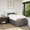 vidaXL &Kappa;&rho;&epsilon;&beta;ά&tau;&iota; Boxspring &mu;&epsilon; &Sigma;&tau;&rho;ώ&mu;&alpha; Taupe 100 x 200 &epsilon;&kappa;. &Upsilon;&phi;&alpha;&sigma;&mu;ά&tau;&iota;&nu;&omicron;