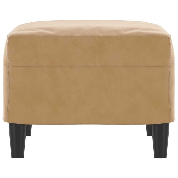 vidaXL Υποπόδιο Καφέ 60x50x41 εκ. Βελούδινο