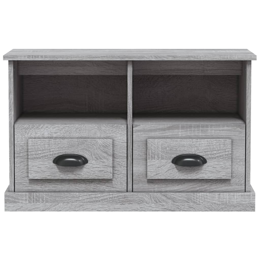 vidaXL Έπιπλο Τηλεόρασης Γκρι Sonoma 80x35x50 εκ. από Επεξεργ. Ξύλο