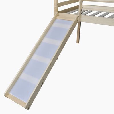 Κρεβάτι - σοφίτα Κουκέτα Πειρατικό Φυσικό χρώμα ξύλου