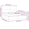 vidaXL &Kappa;&rho;&epsilon;&beta;ά&tau;&iota; Boxspring &mu;&epsilon; &Sigma;&tau;&rho;ώ&mu;&alpha; &Sigma;&kappa;&omicron;ύ&rho;&omicron; &Mu;&pi;&lambda;&epsilon; 160x200 &epsilon;&kappa;. &Beta;&epsilon;&lambda;&omicron;ύ&delta;&iota;&nu;&omicron;