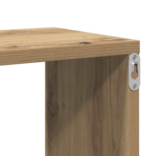 vidaXL Ράφι τοίχου Artisan Oak 104x20x58,5 cm Κατασκευασμένο ξύλο