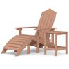 vidaXL &Kappa;&alpha;&rho;έ&kappa;&lambda;&alpha; &Kappa;ή&pi;&omicron;&upsilon; Adirondack &Kappa;&alpha;&phi;έ &alpha;&pi;ό HDPE &mu;&epsilon; &Upsilon;&pi;&omicron;&pi;ό&delta;&iota;&omicron; & &Tau;&rho;&alpha;&pi;&epsilon;&zeta;ά&kappa;&iota;