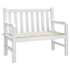 vidaXL Μαξιλάρι Πάγκου Κήπου Κρεμ 100x50x4 εκ. Ύφασμα Oxford