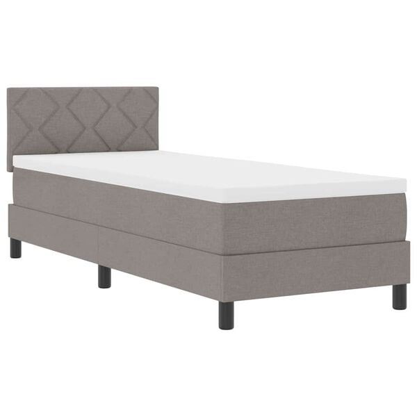 vidaXL &Kappa;&rho;&epsilon;&beta;ά&tau;&iota; &mu;&epsilon; &epsilon;&lambda;&alpha;&tau;ή&rho;&iota;&alpha; &mu;&epsilon; &sigma;&tau;&rho;ώ&mu;&alpha; Taupe 80 x 200 cm ύ&phi;&alpha;&sigma;&mu;&alpha;
