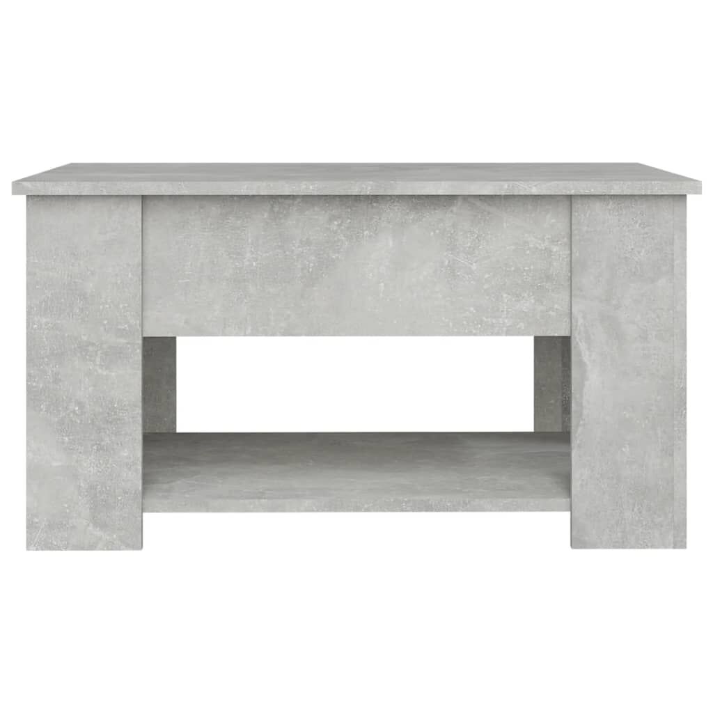 vidaXL Τραπεζάκι Σαλονιού Γκρι Σκυρ. 79x49x41 εκ. Επεξεργασμένο Ξύλο