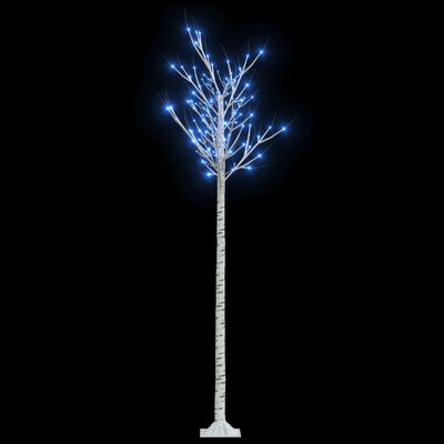 vidaXL Χριστουγ. Δέντρο Εξωτ./Εσωτ. Χώρου 200 LED Μπλε 2,2 μ. Ιτιά