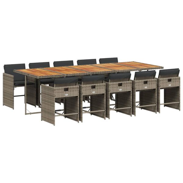 vidaXL &Sigma;&epsilon;&tau; &Tau;&rho;&alpha;&pi;&epsilon;&zeta;&alpha;&rho;ί&alpha;&sigmaf; &Kappa;ή&pi;&omicron;&upsilon; 11 &Tau;&epsilon;&mu;&alpha;&chi;ί&omega;&nu; &Gamma;&kappa;&rho;&iota; &Sigma;&upsilon;&nu;&theta;. &Rho;&alpha;&tau;ά&nu; &mu;&epsilon; &Mu;&alpha;&xi;&iota;&lambda;ά&rho;&iota;&alpha;