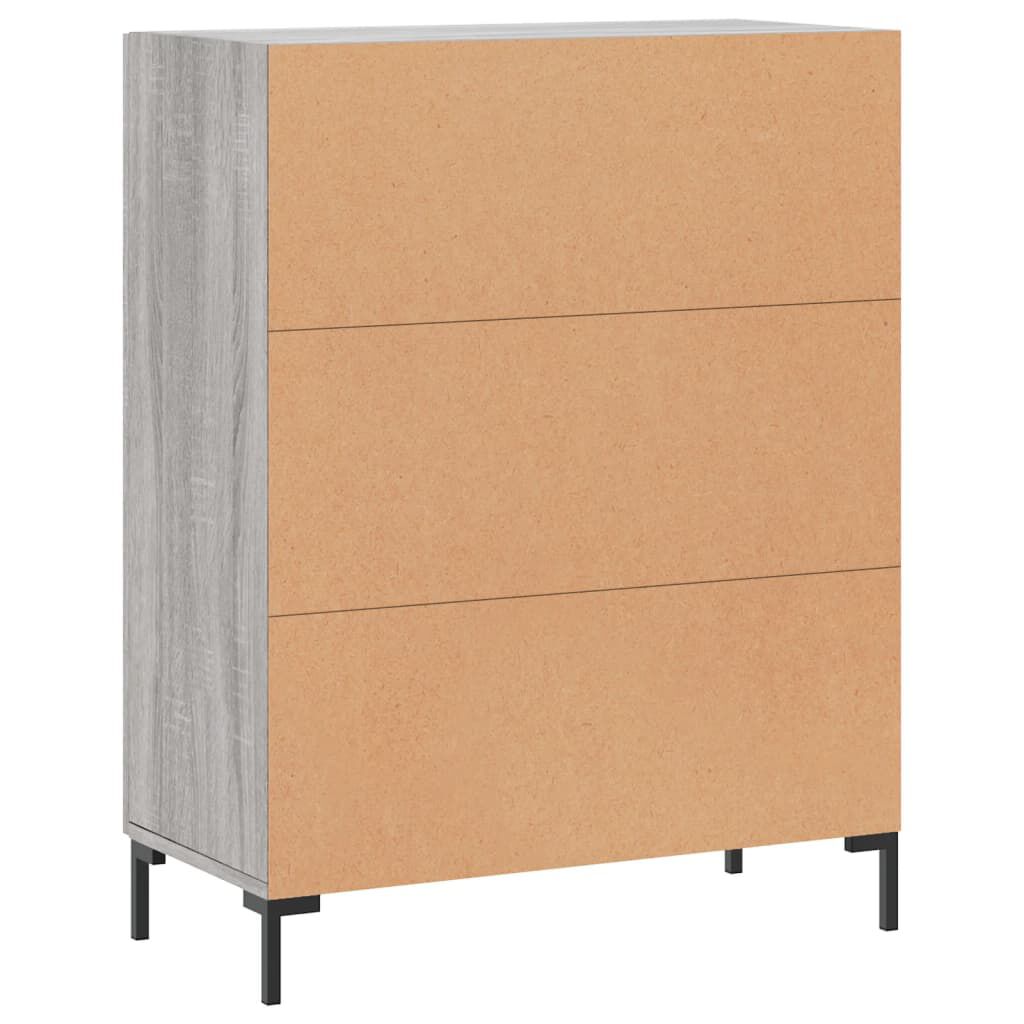 vidaXL Ντουλάπι Γκρι Sonoma 69,5 x 34 x 90 εκ. από Επεξεργασμένο Ξύλο